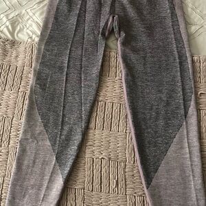Victoria's Secret Pink and Gray Seamless Leggings